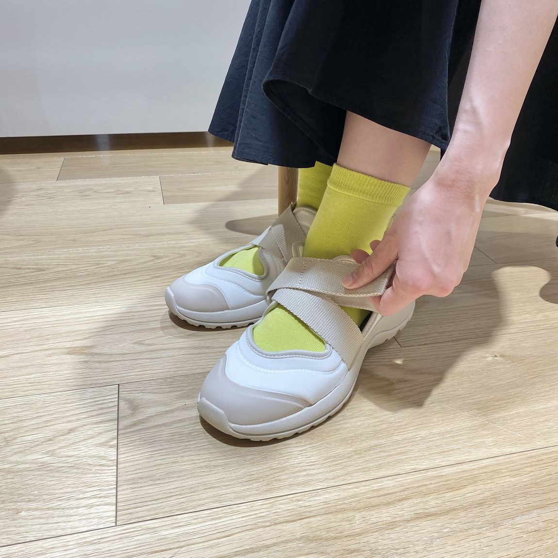 イオンモール京都桂川】ベルトで調節できるスニーカーサンダル